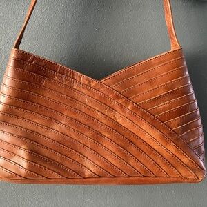 Joyn Brown Leather Shoulder Bag